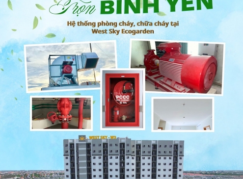 Hệ thống Phòng cháy, chữa cháy tại West Sky Ecogarden